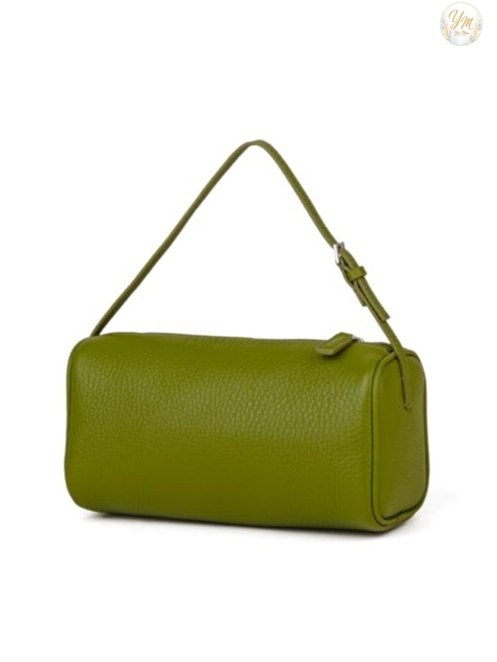 Premium Full-Grained Leather Crossbody Hobo Bag - Adjustable Strap